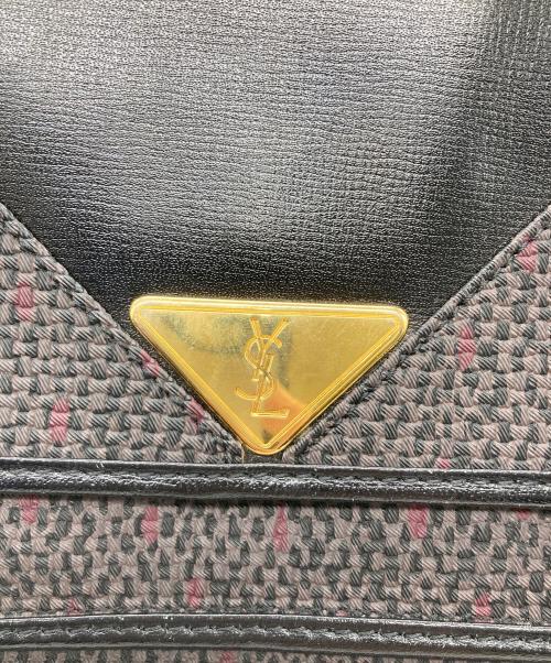 Yves Saint Laurent（イヴサンローラン）Yves Saint Laurent (イヴサンローラン) ショルダーバッグ ブラックの古着・服飾アイテム