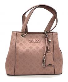 GUESS（ゲス）の古着「トートバッグ」｜ピンク