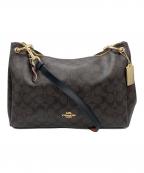 COACHコーチ）の古着「2WAYショルダーバッグ」｜ブラウン×ピンク