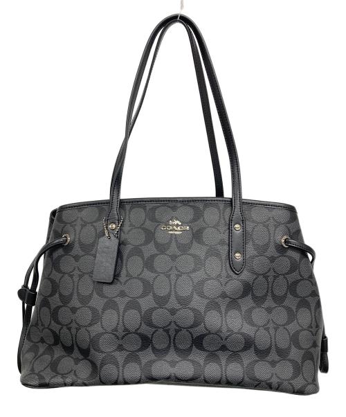 COACH（コーチ）COACH (コーチ) トートバッグ　F57842 ブラック×グレーの古着・服飾アイテム