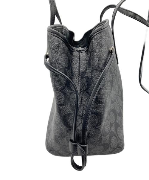 COACH（コーチ）COACH (コーチ) トートバッグ　F57842 ブラック×グレーの古着・服飾アイテム