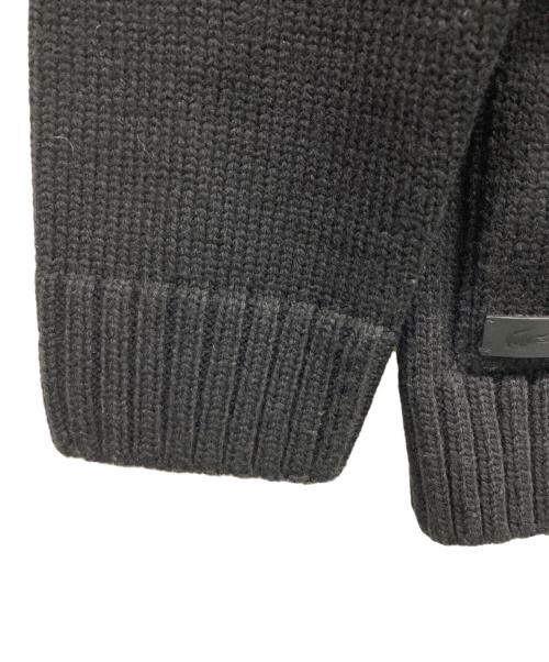 LACOSTE（ラコステ）LACOSTE (ラコステ) ニットコート ブラック サイズ:SIZE 4の古着・服飾アイテム