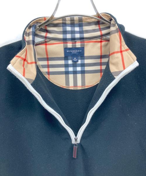 BURBERRY GOLF（バーバリーゴルフ）BURBERRY GOLF (バーバリーゴルフ) ゴルフウェア(トップス) ブラック サイズ:SIZE Mの古着・服飾アイテム