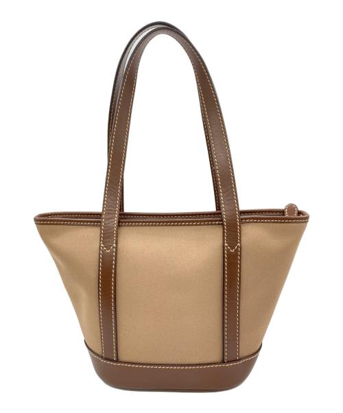 HUNTING WORLD（ハンティングワールド）HUNTING WORLD (ハンティングワールド) トートバッグ カーキ×ブラウンの古着・服飾アイテム