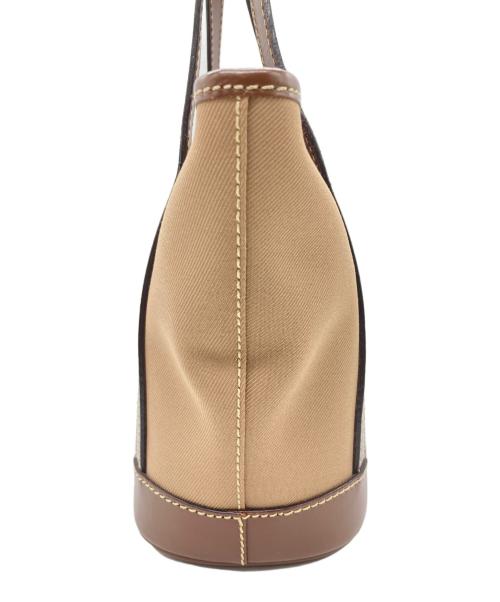 HUNTING WORLD（ハンティングワールド）HUNTING WORLD (ハンティングワールド) トートバッグ カーキ×ブラウンの古着・服飾アイテム