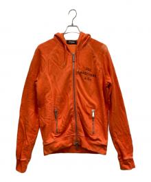 DSQUARED2（ディースクエアード）の古着「ジップパーカー」｜オレンジ
