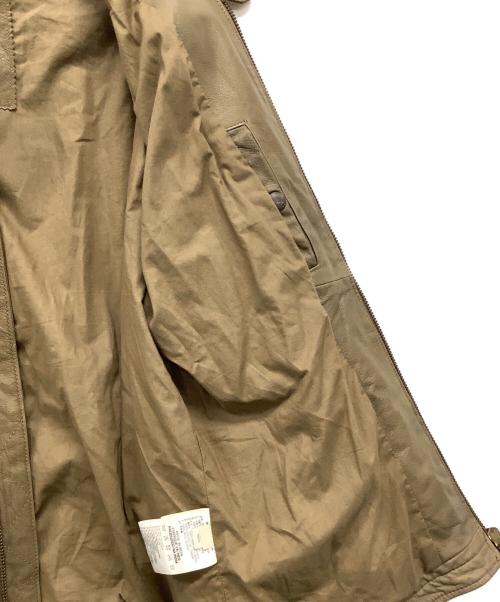 DIESEL（ディーゼル）DIESEL (ディーゼル) レザージャケット ブラウン サイズ:Lの古着・服飾アイテム