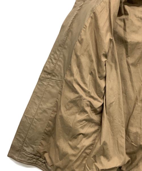 DIESEL（ディーゼル）DIESEL (ディーゼル) レザージャケット ブラウン サイズ:Lの古着・服飾アイテム