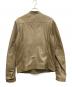 DIESEL (ディーゼル) レザージャケット ブラウン サイズ:L：9000円
