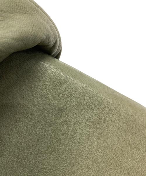 HUNTING WORLD（ハンティングワールド）HUNTING WORLD (ハンティングワールド) ラムレザーダッフルジャケット カーキ サイズ:SIZE 50の古着・服飾アイテム