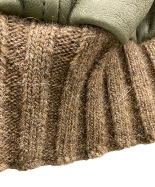 HUNTING WORLD（ハンティングワールド）HUNTING WORLD (ハンティングワールド) ラムレザーダッフルジャケット カーキ サイズ:SIZE 50の古着・服飾アイテム