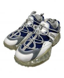 JIMMY CHOO（ジミーチュウ）の古着「ダイヤモンドトレイルスニーカー」｜ネイビー×ホワイト