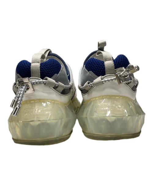 JIMMY CHOO（ジミーチュウ）JIMMY CHOO (ジミーチュウ) ダイヤモンドトレイルスニーカー ネイビー×ホワイト サイズ:SIZE 41の古着・服飾アイテム