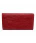 LOUIS VUITTON (ルイ ヴィトン) 長財布 レッド：17000円
