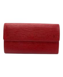 LOUIS VUITTON（ルイ ヴィトン）の古着「長財布」｜レッド