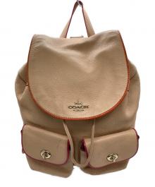 COACH（コーチ）の古着「バッグパック」｜オレンジ×ピンク