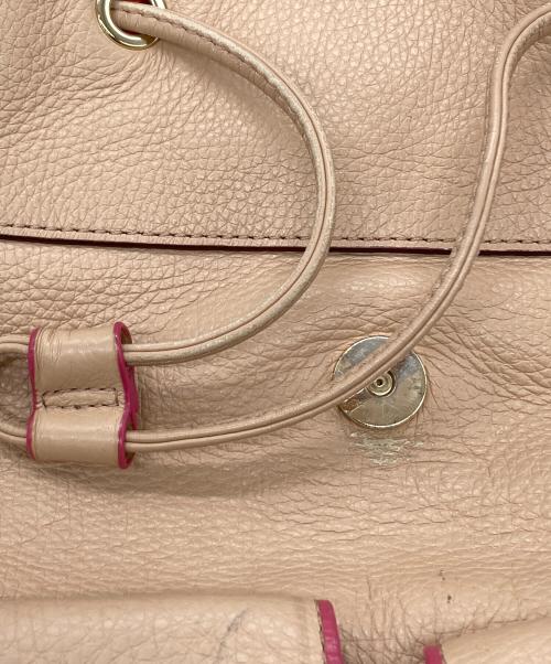 COACH（コーチ）COACH (コーチ) バッグパック オレンジ×ピンクの古着・服飾アイテム