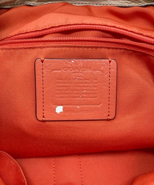 COACH（コーチ）COACH (コーチ) バッグパック オレンジ×ピンクの古着・服飾アイテム