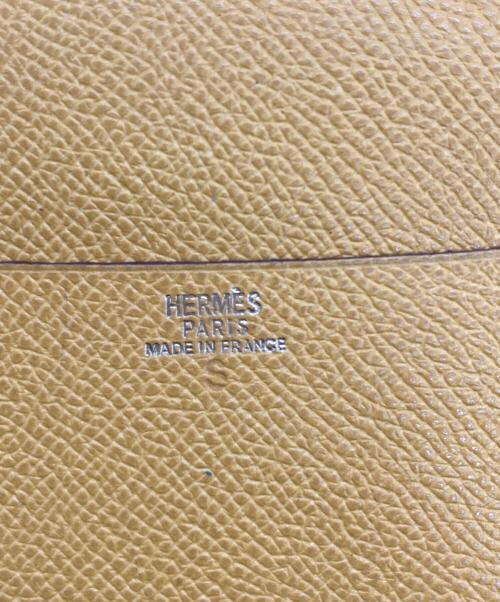 HERMES（エルメス）HERMES (エルメス) ブックカバー イエロー×ブラウンの古着・服飾アイテム