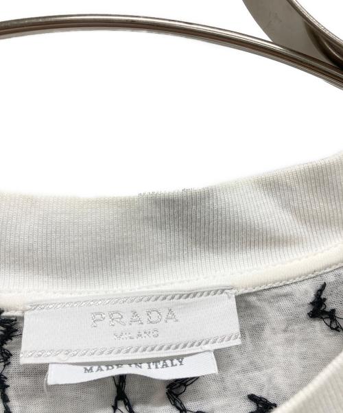 PRADA（プラダ）PRADA (プラダ) 半袖カットソー ホワイト サイズ:SIZE XLの古着・服飾アイテム