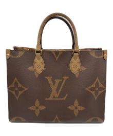 LOUIS VUITTON（ルイ ヴィトン）の古着「トートバッグ　オンザゴーMM　M45321」｜ブラウン