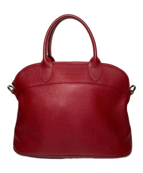 LONGCHAMP（ロンシャン）LONGCHAMP (ロンシャン) 2WAYショルダーバッグ レッドの古着・服飾アイテム