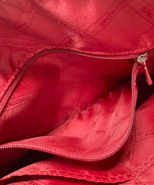 LONGCHAMP（ロンシャン）LONGCHAMP (ロンシャン) 2WAYショルダーバッグ レッドの古着・服飾アイテム