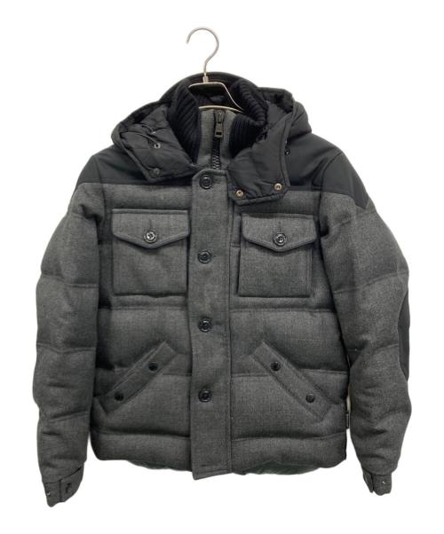 MONCLER（モンクレール）MONCLER (モンクレール) ダウンジャケット グレー サイズ:SIZE 0の古着・服飾アイテム