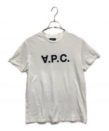 A.P.C.（アーペーセー）の古着「半袖カットソー」｜ホワイト×ブラック