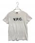 A.P.C.（アーペーセー）の古着「半袖カットソー」｜ホワイト×ブラック