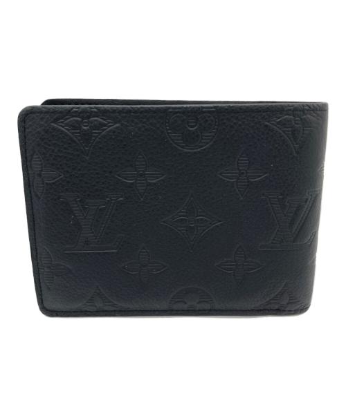 LOUIS VUITTON（ルイ ヴィトン）LOUIS VUITTON (ルイ ヴィトン) 2つ折り財布 ブラックの古着・服飾アイテム