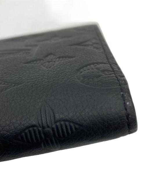 LOUIS VUITTON（ルイ ヴィトン）LOUIS VUITTON (ルイ ヴィトン) 2つ折り財布 ブラックの古着・服飾アイテム