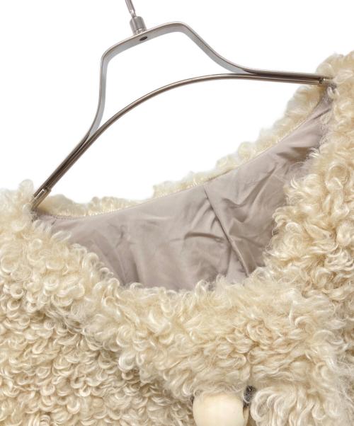 isook（アイスー）ISOOK (アイスー) ボアコート アイボリー サイズ:FREE 未使用品の古着・服飾アイテム