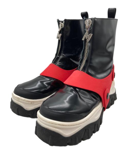 MSGM（エムエスジーエム）MSGM (エムエスジーエム) ラバーブーツ ブラック サイズ:24cmの古着・服飾アイテム