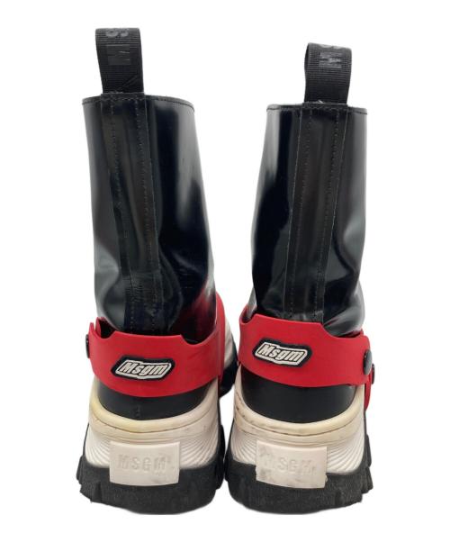 MSGM（エムエスジーエム）MSGM (エムエスジーエム) ラバーブーツ ブラック サイズ:24cmの古着・服飾アイテム