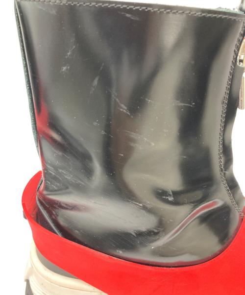 MSGM（エムエスジーエム）MSGM (エムエスジーエム) ラバーブーツ ブラック サイズ:24cmの古着・服飾アイテム