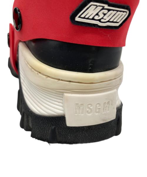 MSGM（エムエスジーエム）MSGM (エムエスジーエム) ラバーブーツ ブラック サイズ:24cmの古着・服飾アイテム