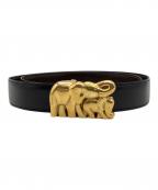 Cartierカルティエ）の古着「ベルト」｜ブラウン×ブラック