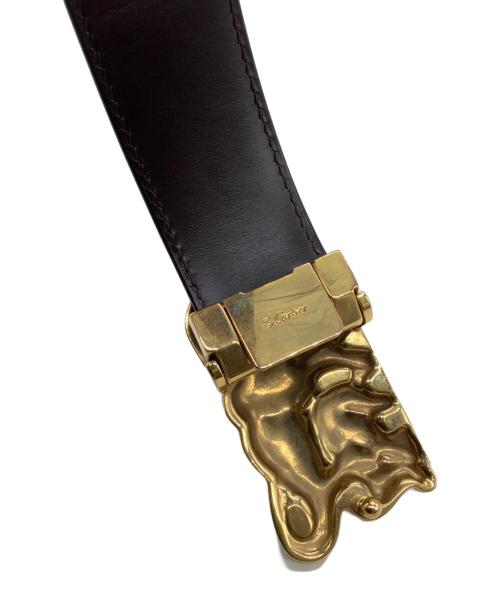 Cartier（カルティエ）Cartier (カルティエ) ベルト ブラウン×ブラックの古着・服飾アイテム