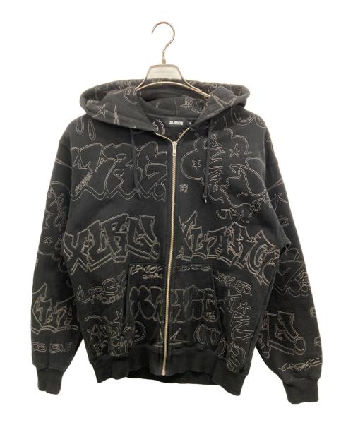 X-LARGE（エクストララージ）X-LARGE (エクストララージ) ジップパーカー ブラック サイズ:Ｍの古着・服飾アイテム