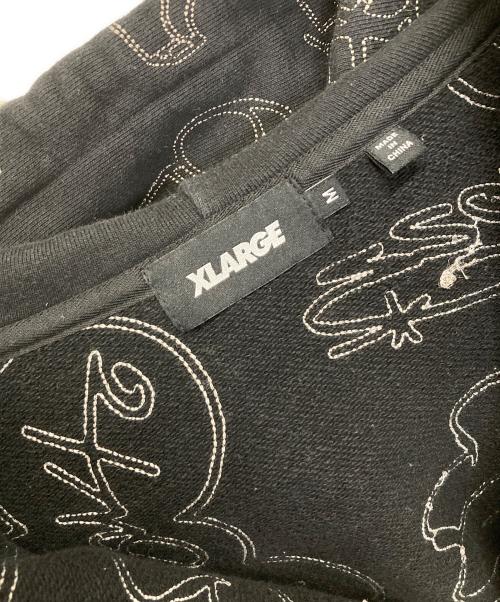 X-LARGE（エクストララージ）X-LARGE (エクストララージ) ジップパーカー ブラック サイズ:Ｍの古着・服飾アイテム