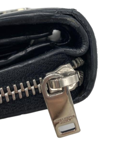 Yves Saint Laurent（イヴサンローラン）Yves Saint Laurent (イヴサンローラン) 2つ折り財布 ブラックの古着・服飾アイテム