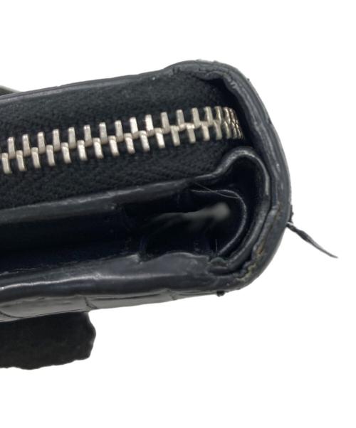 Yves Saint Laurent（イヴサンローラン）Yves Saint Laurent (イヴサンローラン) 2つ折り財布 ブラックの古着・服飾アイテム