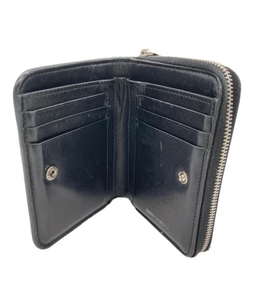 Yves Saint Laurent（イヴサンローラン）Yves Saint Laurent (イヴサンローラン) 2つ折り財布 ブラックの古着・服飾アイテム