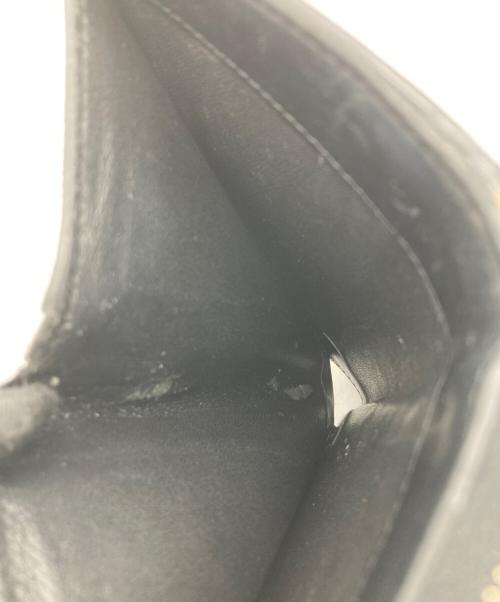 Yves Saint Laurent（イヴサンローラン）Yves Saint Laurent (イヴサンローラン) 2つ折り財布 ブラックの古着・服飾アイテム