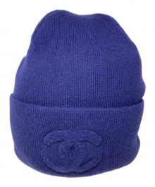 CHANEL（シャネル）の古着「ニット帽」｜ネイビー