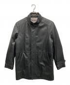 Wind Armorウィンドアーマー）の古着「ラムレザージャケット」｜ブラック