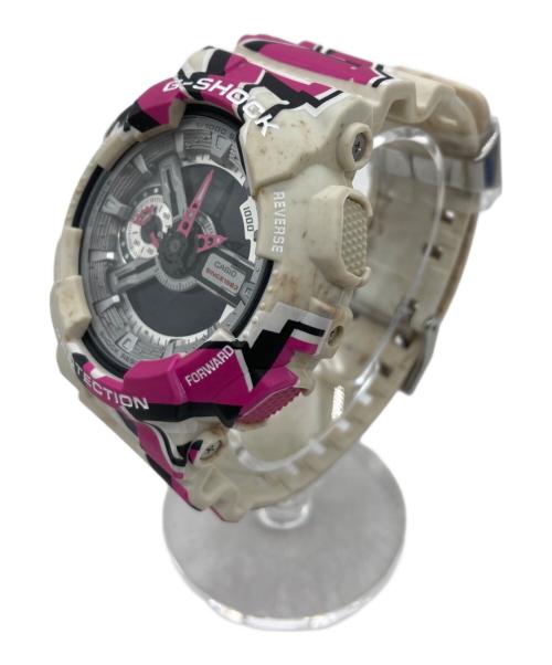 CASIO（カシオ）CASIO (カシオ) デジアナウォッチ ホワイト×ピンクの古着・服飾アイテム