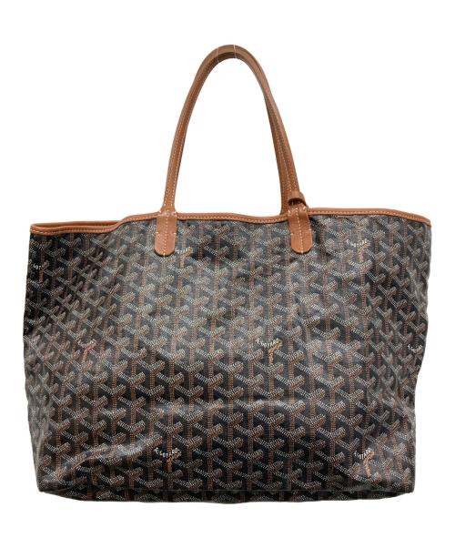 GOYARD（ゴヤール）GOYARD (ゴヤール) トートバッグ ブラック×ブラウンの古着・服飾アイテム
