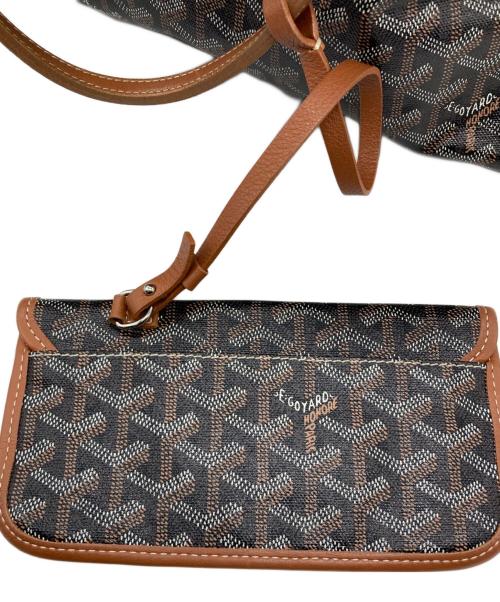 GOYARD（ゴヤール）GOYARD (ゴヤール) トートバッグ ブラック×ブラウンの古着・服飾アイテム